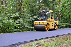 Berkshire driveway installing company at work Berkshire driveway installing company at work